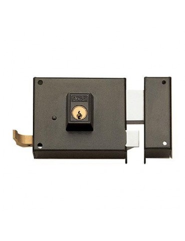 CERRADURA SOBREPONER 125-A PINTADA 140 DCHA.PERFIL