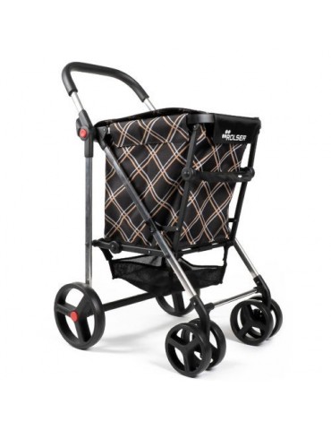 CARRO COMPRA BASKET CHIARA 4B ESTAMPADO 58L BAS008