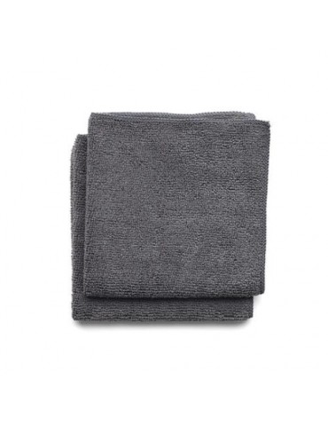 SET 2 PAÑOS DE COCINA MICROFIBRA 30X30CM GRIS OSC.