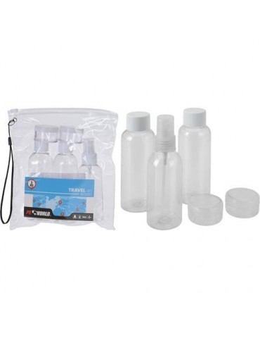 SET BOTES DE VIAJE 5 PCS C/BOLSA TRANSP 170295890