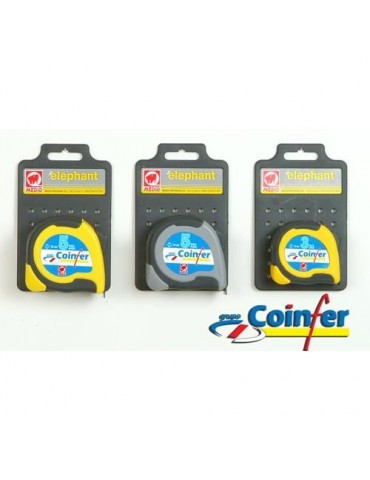 FLEXOMETRO BIMATERIAL 3 M. 16 MM. COINFER 8163