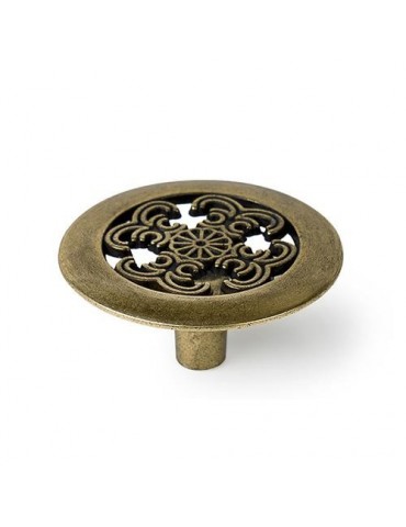 POMO MUEBLE 37MM CUERO VIEJO  21478