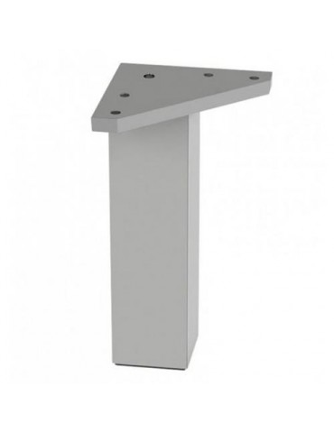 PATA CUADRADA ABS 40*150 MM ALUMINIO MATE  50015AL