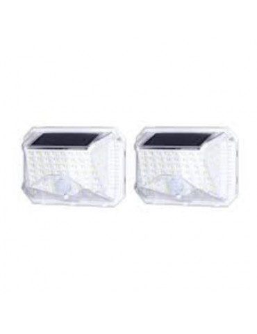 PACK 2 LAMPARAS SOLARES DE PARED CON SENSOR 211509