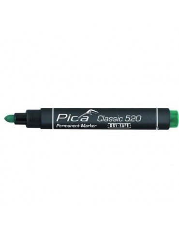MARCADOR PERMANENTE PICA TIPO BALA VERDE