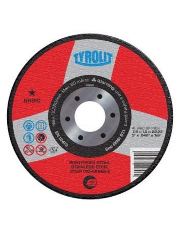 DISCO CORTE INOXIDABLE 115X1X22.23 34332868