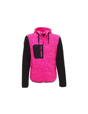 SUDADERA MUJER RAINBOW BLACK/FUCSIA EY174BF T.M
