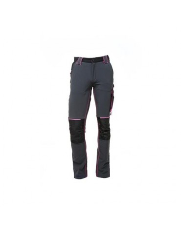 PANTALON MUJER SLIM FIT LADY GREY FUCSIA/CARB T.XS
