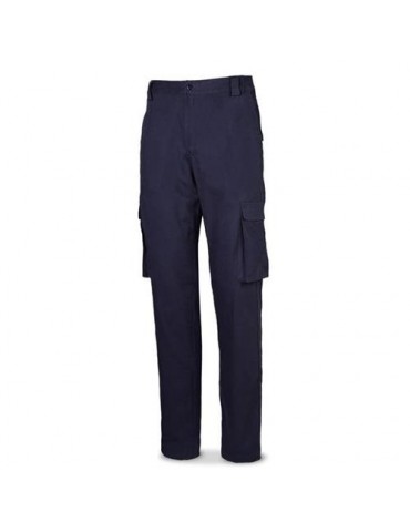 PANTALON STRETCH BASICO AZUL T-46