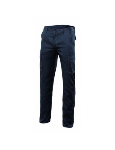PANTALON ALGODON/FIBRA/POLIESTER STRETCH NEGRO T40