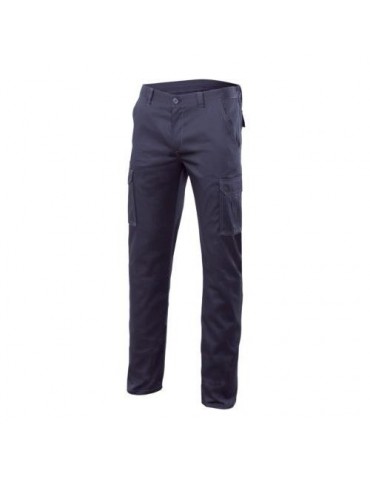 PANTALON ALGODON/FIBRA/POLIESTER STRETCH MARINO 48