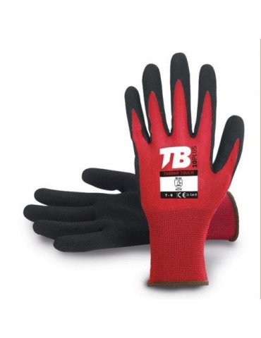 GUANTE POLIESTER S/COSTURAS ROJO 700RMF TOUCH-7