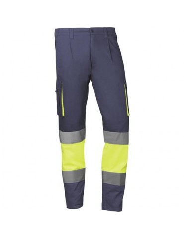 PANTALON AZUL MARINO BANDA AMARILLO MYKONOS T.S