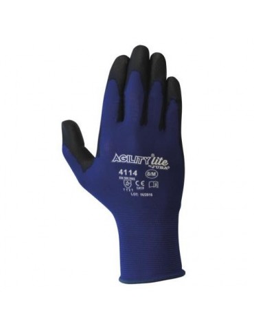 GUANTE AGILITY LITE NYLON CON PU. H4114/8 PAR