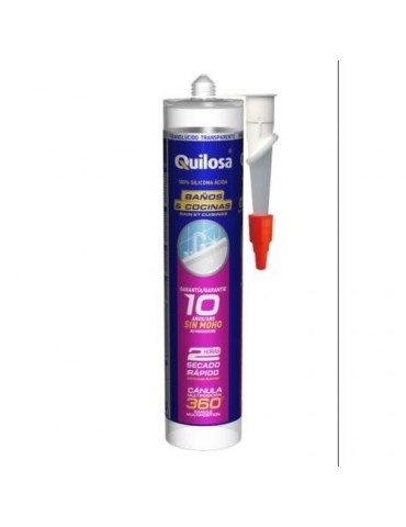 SILICONA BAÑOS COCINAS ANTIMOHO TRANSLUCIDO 280ML