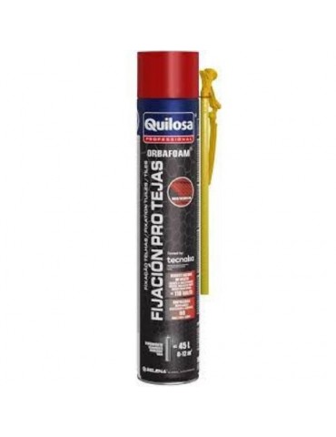 ESPUMA ORBAFOAM FIJACION TEJAS ROJO CANULA 650ML.