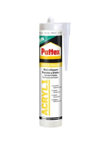 SELLADOR PATTEX ACRILICO BLANCO CARTUCHO 300ML