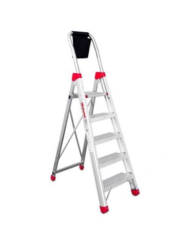 ESCALERA DE TIJERA PROFESIONAL 5 PELDAÑOS DOMUS5