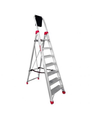 ESCALERA DE TIJERA PROFESIONAL 7 PELDAÑOS DOMUS7