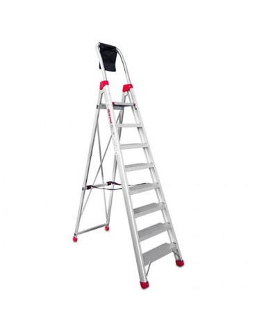 ESCALERA DE TIJERA PROFESIONAL 8 PELDAÑOS DOMUS8