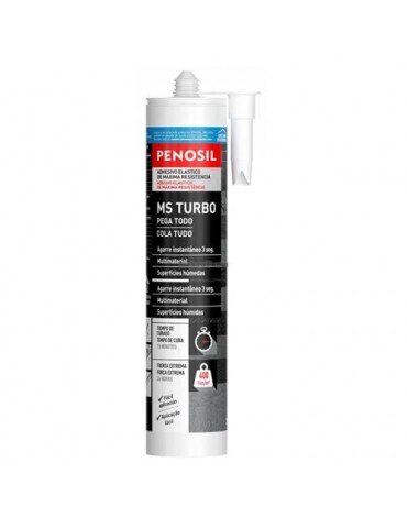 ADHESIVO POLIMERO PENOSIL TURBO 3 SEG BLANCO 290ML