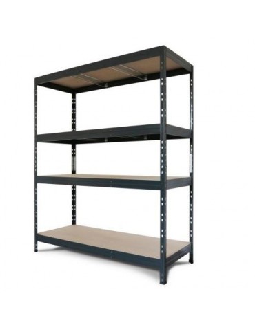 ESTANTERIA METAL/AGLOMERADO RIVET 150/60 ANTRACITA