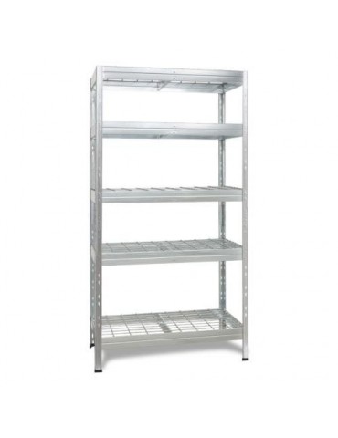 ESTANTERIA METALICA WIRE 180X90X45 GALVANIZADO
