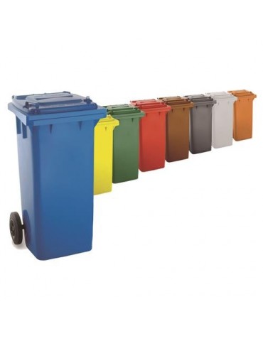 CONTENEDOR 120 L CUERPO GRIS TAPA GRIS RAL 7016