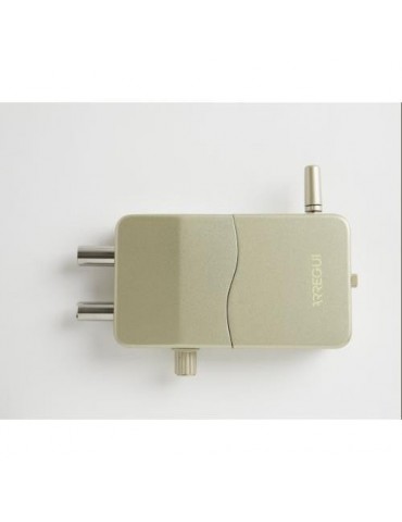 CERRADURA INVISIBLE CON ALARMA DORADA CI10D-AL