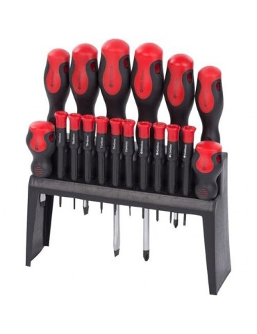 JUEGO 18 PIEZAS DESTORNILLADORES KRT400005