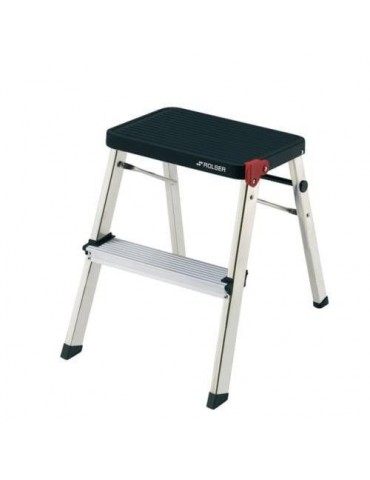 TABURETE M/2 NEGRO 2 PELDAÑOS  MD2001