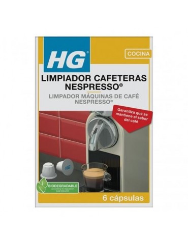 LIMPIEZA CAPSULAS CAFETERAS NESPRESSO 6UDS