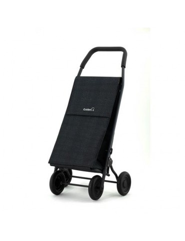 CARRO COMPRA CROSS 4R DENIM NEGRO 45L NO PLEGABLE