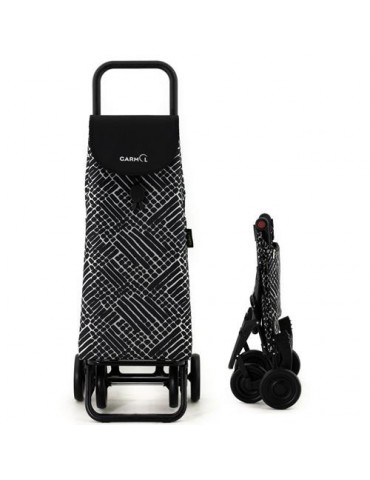 CARRO COMPRA G4P BLOCK NEGRO 55L. PLEGABLE