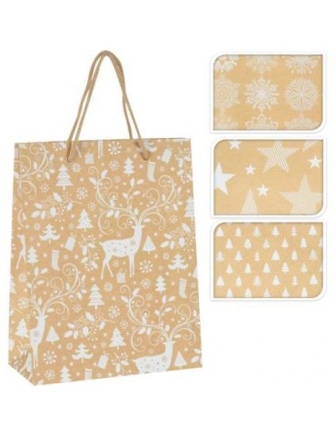 BOLSA REGALO PEQUEÑA MOTIVOS NAVIDEÑOS ABD101390
