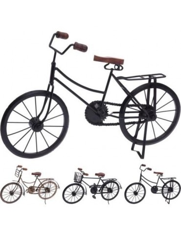 BICICLETA METAL DECORATIVA NEGRA 47CM A78100010