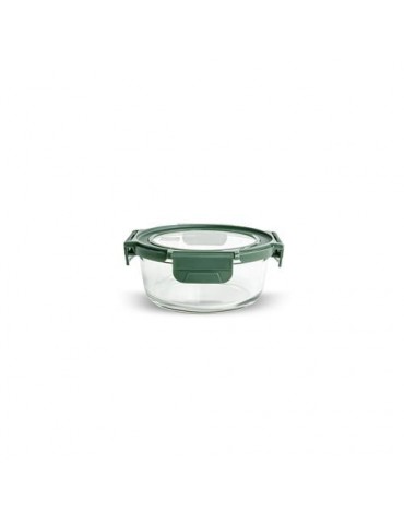 CONTENEDOR VIDRIO REDONDO 620ML C/TAPA 8588-V