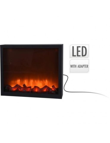 FAROL CHIMENEA CON LED 41X25CM  ADA100100