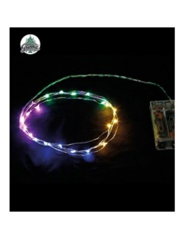 HILO 1 M. 10 LED MULTICOLOR PILAS 22053
