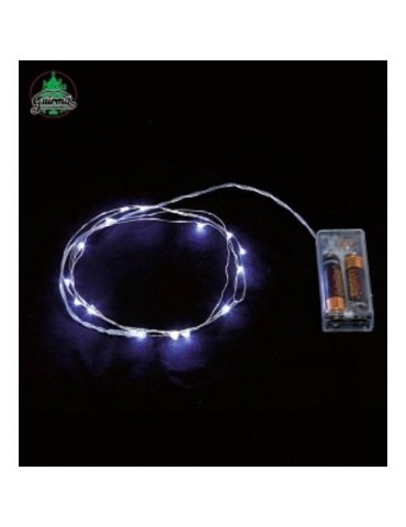 HILO 2 M. 20 LED BLANCO FRIO PILAS 22054