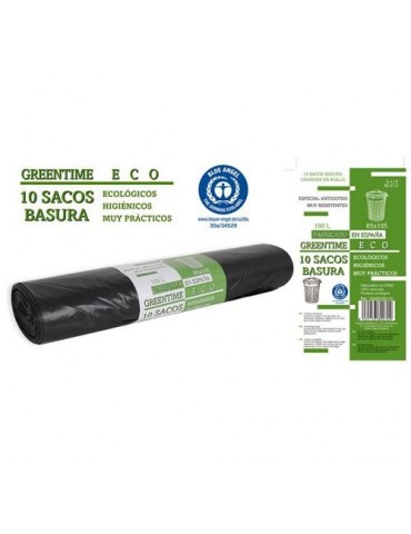 ROLLO 10 BOLSAS BASURA 85X105 G-110 100L ECO