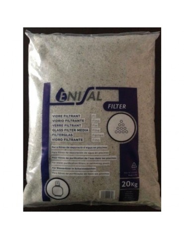 VIDRIO FILTRANTE ENISAL FINO (SACO-20 KG.)