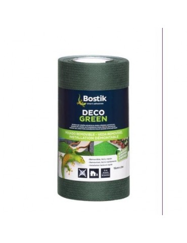 BANDA UNION ADHESIVA P/CESPED DECO GREEN 5M.X15MM.