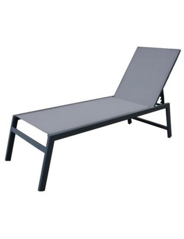 TUMBONA ALUMINIO GRIS CLARO 203X64X43CM  890684