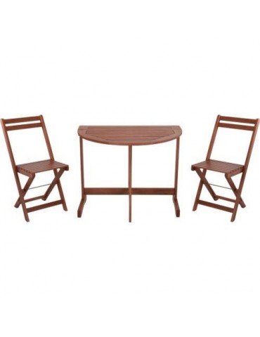 CONJUNTO BISTRO 1 MESA 2 SILLAS ACACIA  VT2200290