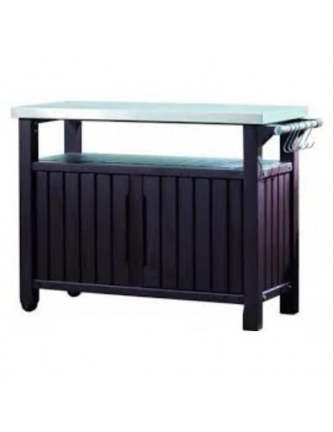 MUEBLE PARA BARBACOA BBQ WHOLE STEEL TOP UNITY