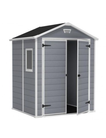 CASETA RESINA C/SUELO 185X152X226CM GRIS