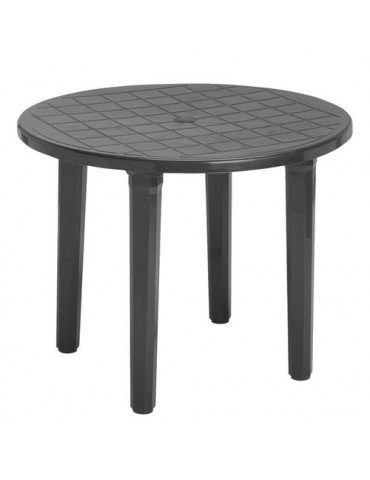 MESA REDONDA  ANTRACITA 90 CM. 4024ANT