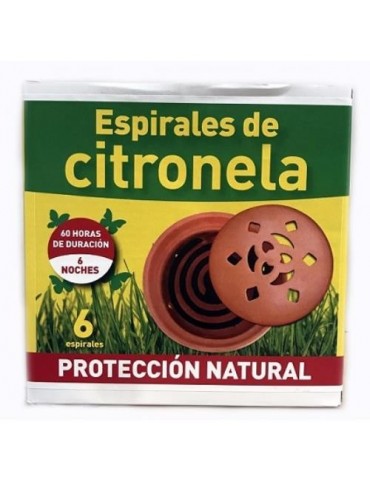 ESPIRALES DE CITRONELA ANTIMOSQUITOS