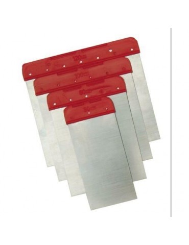 ESPATULAS FLEXIBLES EMPLASTECER ACERO (JUEGO-4)